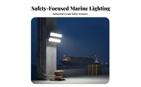 Anti-Interference Aquatic Ing Light 12V 24V Compatible Sturdy Duty Boat Lighting Fixture Water Resistant Luminous Light Bar More