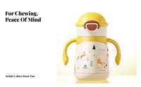 Leak-Proof Toddler Straw Cup Safe Toddler Straw Bottle Drop-Resistant for Toddlers, Child S 6+ Months, Preschool, Playground, Home Use