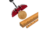 CNC-Machined Angle Drilling Jig Anodized Wood Drilling Jig Compact Angled Hole Drill Guide
