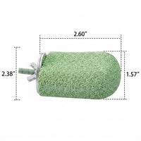 Parrot Perch Standing with Irregular Wavy Shape, Sanding Stone gnaw Toy for Grinding Claws and Beak, Bird Cage Perch Stand for Cockatiels