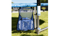 2 Pieces Easy to Clean Trampoline Shoe Bag Adjustable Straps Trampoline Side Storage Pouch for Backyard, Garden