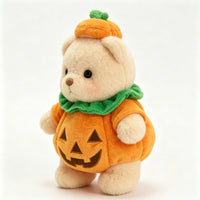 Halloween Pumpkin Bear Plush Toy