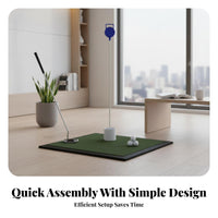 Golf Putting Green Flagstick Set Simple Retrieval Handle Putting Hole Marker Flag Set Lightweight Practice Putting Practice Cup Kit for Beginners
