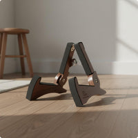 Portable Folding Wooden Guitar Stand Stable Wood Instrument Stand Universal Foldable Guitar Holder Safeguarding for Practice Room