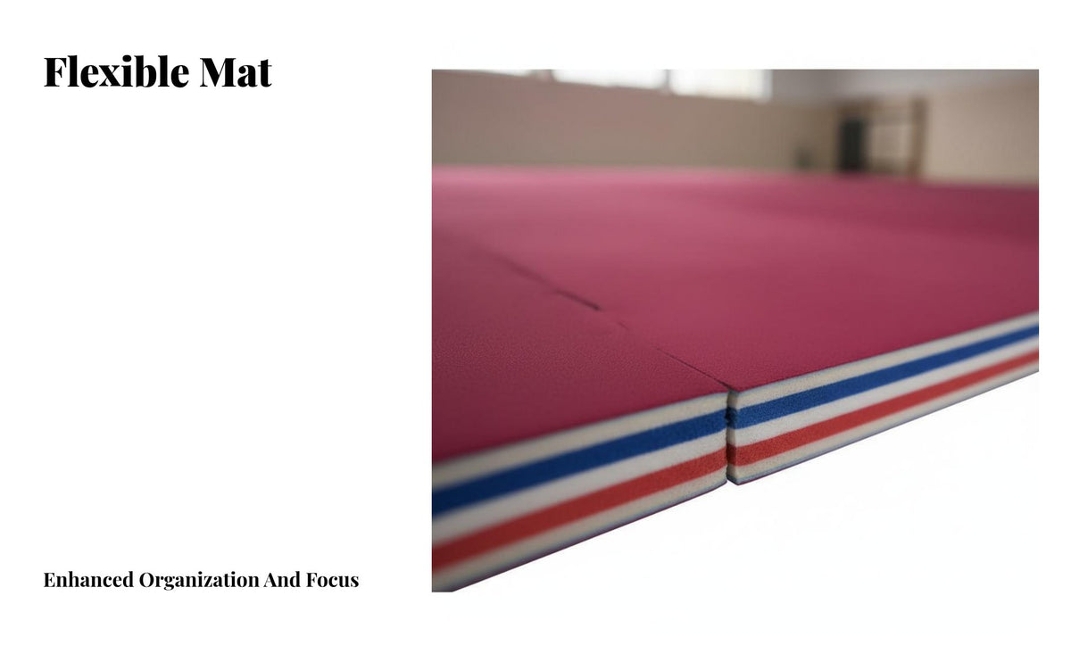 Wrestling Mat Anti-Slip Fighting Arts Training Mat Shock Absorbing Sports Flooring for Wrestlers, Athletes, Competition Arena, Dojo, School
