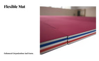 Wrestling Mat Anti-Slip Fighting Arts Training Mat Shock Absorbing Sports Flooring for Wrestlers, Athletes, Competition Arena, Dojo, School