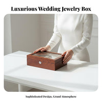 Ideal Gift Wedding Bangle Box Soft Velvet Lining Bangle Storage Box Portable Design for Brides, Women, Travel, Dressing Table, Retail Shop S