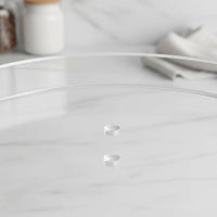 8 Pieces Transparent Discs Acrylic Cake Disc and Scraper Set Long-Lasting Acrylic Cake Disc Set Reusable for Pastry Chefs, Party, Bakery