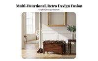 timeless design Upholstered Entryway Stool with Drawer Multi-Functional paddinged Storage Seat Sturdy Construction Small Bench space-saving for Homeowners, Families, Interior Decorators, Hallway, Living Room, Bedroom, Closet
