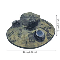 Breathable Solar Fan Hat Mesh Hat with Solar Fan Sun Protection Cap Portable for Fishing