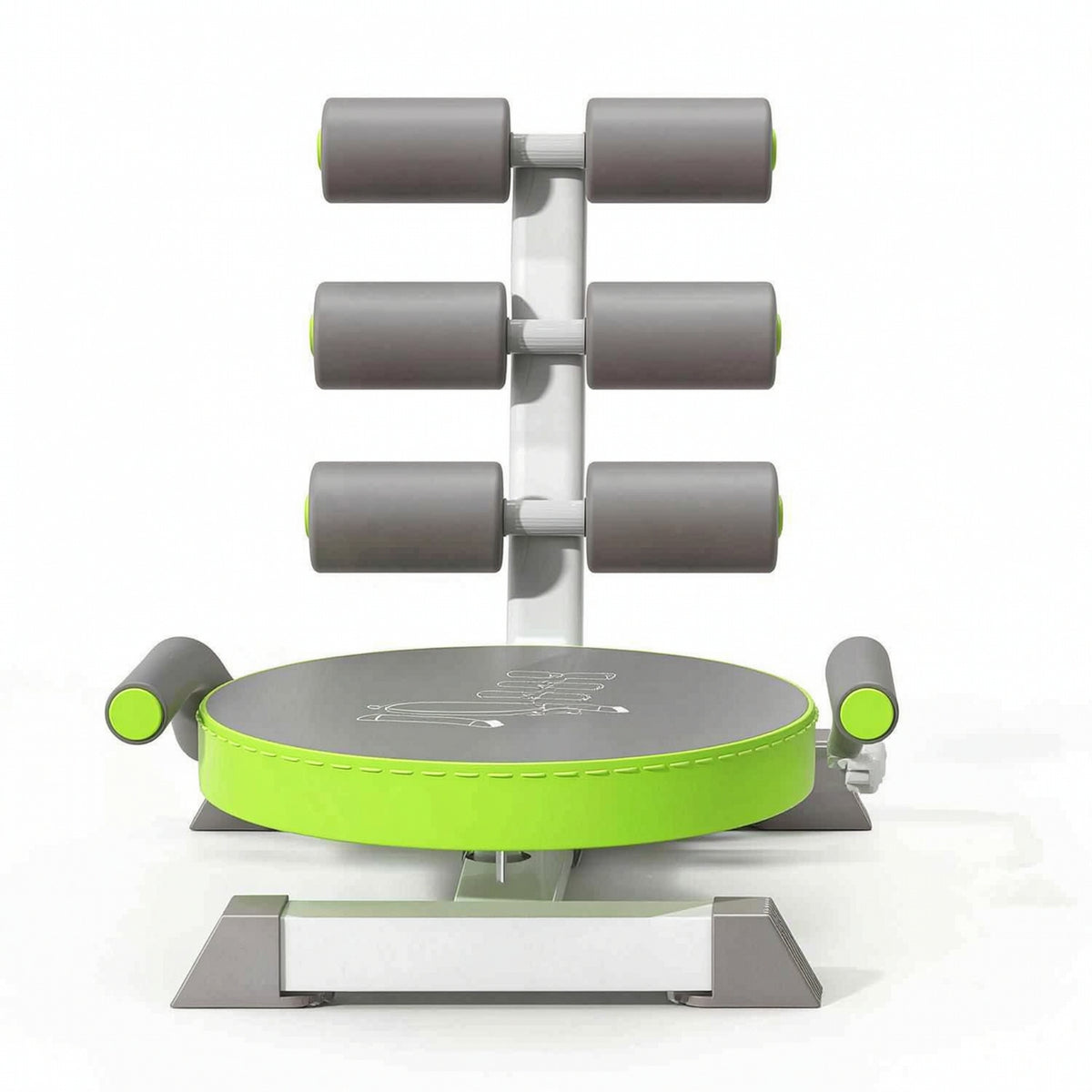 Core Workout Machine with Rebound Assist Heavy-Duty Foldable Ab Exercise Machine with Foam Rollers Abdominal Workout Machine
