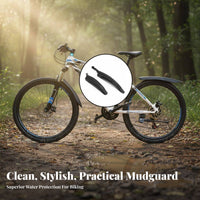Front and Rear Bike Fenders Full Coverage Universal Bike Mudguard Front and Rear Mudguard Set Long-Lasting Material