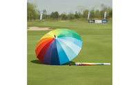 Straight-Shaft Automatic Umbrella with Sleeve Large 16-Rib Umbrella Long-Lasting Quick-Drying for Commuters, Golfers, Golf