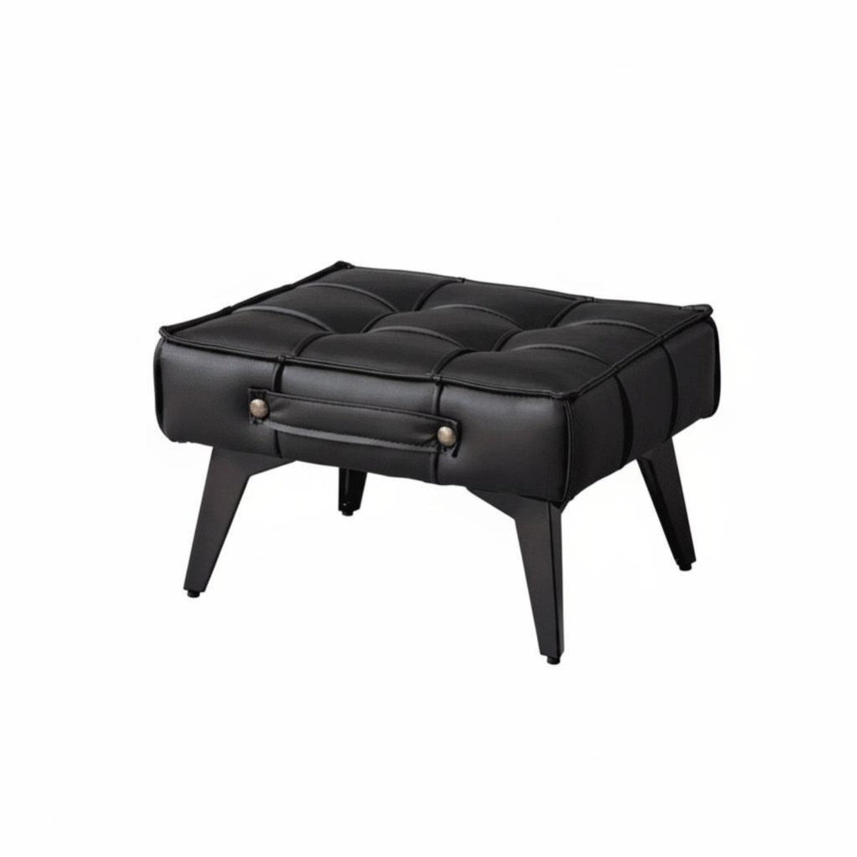 Light Luxury Design Round Upholstered Ottoman Multi-Functional Low Stool space-saving Size Footrest Padded Seat for aestheticaware Individuals, Apartment Dwellers, Homeowners, Living Room, Entryway, Bedroom, Vanity Area