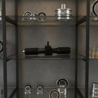 Aluminum Shell Rack and Pinion Steering Kit Metal Body Rack and Pinion Steering Universal DIY Replacement Part Vehicle Parts for Motorcycle Conversion
