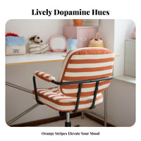 Height Adjustable Armless Lowrear Caster Chair Little Monster Design Office Furniture With Rolling Casters Home Seating Aesthetic for Students, Teens, Adults, Study Room, Bedroom, Small Spaces