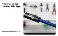 Linear-Pull Brake Noodle Pre-Lubricated Linear-Pull Brake Noodle Rustproof for Mountain Bikers, Road Cyclists, City Commuting
