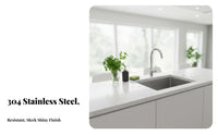 Single Bowl Kitchen Sink Wear-Resistant Top-Mount Kitchen Sink Includes Strainer Metal Washing Basin for Homeowners, Landlords, Farmhouse, Basement