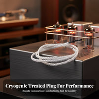 LP Phono Ground Wire Hum Eliminating Turntable Ground Wire Gold Record Player Grounding Cord for High-Fidelity Audio Enthusiasts, Vinyl Collectors