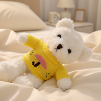 Teddy Bear Plush Toy with Sweater - Soft Stuffed Animal Doll for Gifts
