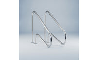 Pool Handrail 304 Stainless Steel Pool Handrail with Mounting Ends Easy to Install for Homeowners