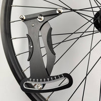 Includes Conversion Chart Two-Wheeled Spoke Tension Meter Anodized Finish Spoke Tensiometer CNC Machined Repair Tool Aluminum Alloy for Cyclists, Workshop, Garage