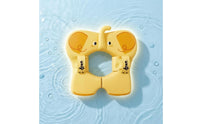 Front Opening Underarm Baby Swim Collar Printed Face Elephant Swim Collar Pastel Infant Pool Buoy Soft for Babies, Bath