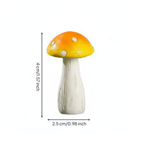 Micro Landscape Ornament Realistic Design Fairy Garden Toadstool Ornament DIY