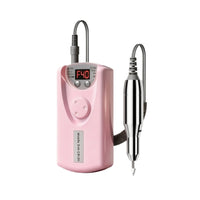 Rechargeable Nail Grinder with Handpiece Stepless Electric Nail Drill with Bits Manicure Pedicure Kit LED Display Lightweight