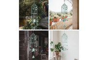 Birdcage Wind Chime Ornamental Wind Chime with Bell Outdoor for Patio, Balcony