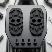Mountain Bike Cleat Cover Walkable Mountain Bike Cleat Covers Sleek Flat Pedal Converter Cover for Commuters