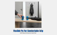 Umbrella Handle Grip Cover, Anti-Slip Sweat-Absorbing PU Wrap, Soft Plush Strap for Handle