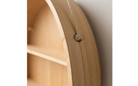 Hanging Display Shelf Rustic Round Wall Shelf Easy to Hang