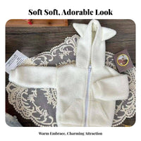 11.8 Inch Doll Clothes Easy to Wear Soft Doll Jacket Stylish Look Miniature Hooded Tops for BJD Hobbyists