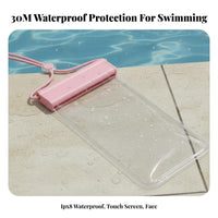 Contact-Sensitive Sensitive Waterproof Phone Pouch High Clarity Underwater Phone Case HD Photography for Swimmers, Boaters, Swimming, Beach