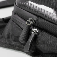 Headphone Opening Motorcycle Leg Bag Breathable Back Waist Crossbody Bag Buckle Closure Waterproof Thigh Pouch Molded Surface