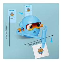 Smart Painting Robot Early Education Robotic Drawing Tutor Easy to Learn Card Scanning Drawing Robot for Preschoolers, Beginners