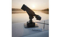 Rod Holder Mounting Base Compact Fishing Rod Holder Base Quick Hardware for Anglers