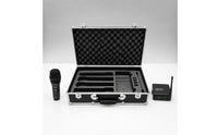 Reinforced Corners Aluminum Audio Device Case Locking Latches Hard Audio Device Case Custom-Cut Compartments Audio Storage Foam Padding for Portable Transport
