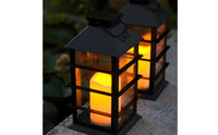 Hanging Solar Lantern Clear Glass Garden Light Replacement Part