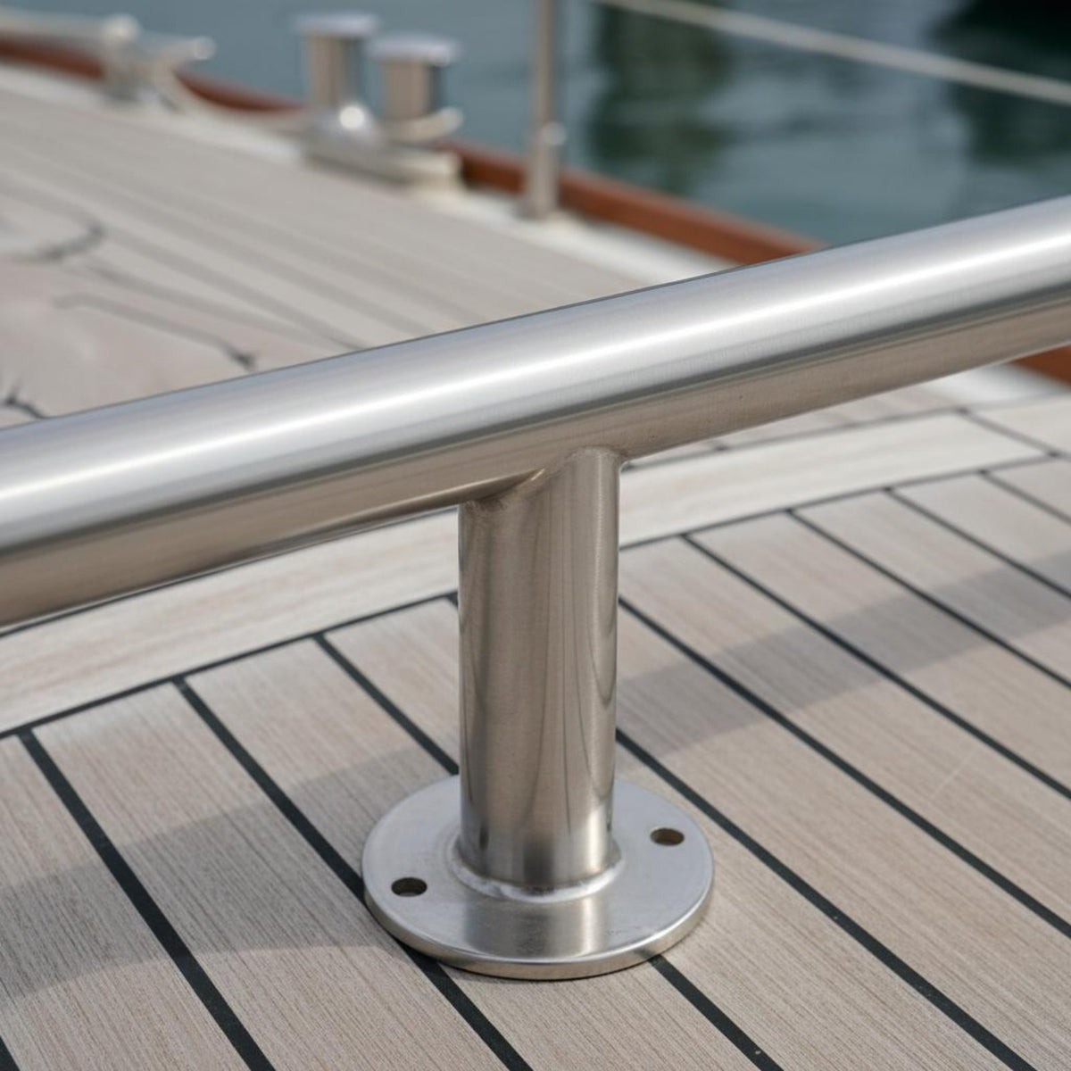 Stainless Steel Boat Handrail Anti-Rust Yacht Guardrail Stainless Steel Handrail Sturdy Duty Polished Safety Bar