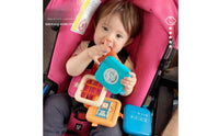 Activity Cube with Strap Hand-Eye Coordination Busy Toy Developmental Toy with Mirror Sensory Busy Board with Activity Panels