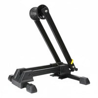10 Pieces Portable Double Rod Bike Stand Non-Slip Double-Leg Kickstand Heavy Duty Folding Bicycle Stand Foldable for Garage