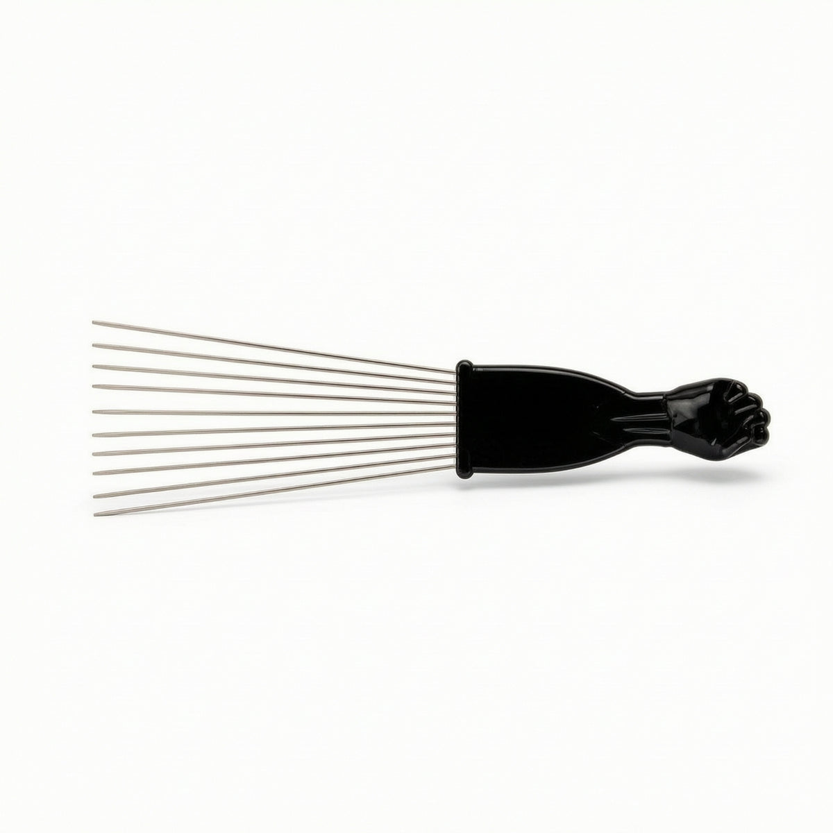 Detangling Afro Pick Wide Tooth Hair Pick Rust-Resistant Afro Comb Handheld for Salon