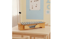 13-Note Metallophone with Mallets Aluminum Metallophone Wooden Xylophone with Mallets for Young Children, Classrooms