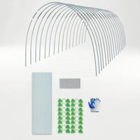 DIY Garden Hoops Easy to Assemble Garden Hoops with Clips Sturdy Hoop Kit with Clips Reusable for Gardeners