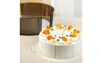 Cake Sectioning Frame Even Portions Slice Guide Form Adjustable for Home Kitchen