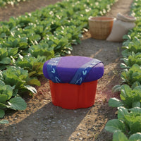 Hands-Unrestricted Design Tea Picking Stool Strong Load-Bearing Wearable Work Stool Lightweight Low Gardening Seat Long-Lasting for Farmers, Gardeners, Elderly, Fishing