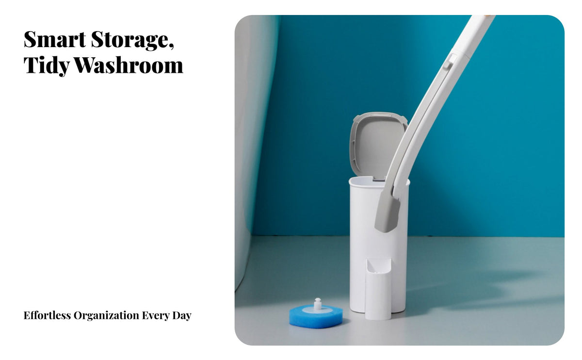 Toilet Brush Set Hygienic Toilet Brush Extended Long Handle Washroom Accessory