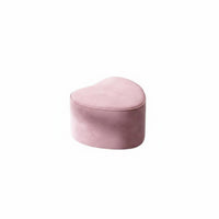 Modern Design Round Padded Stool Sturdy Build Footstool Multi-Functional Indoor Seating Multifunctional for Children, Adults, Homeowners, Living Room, Entryway, Bedroom, Office